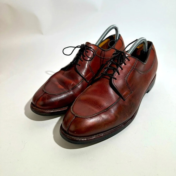 Allen Edmonds Stockbridge 3753 Split Toe Blucher Dress Shoes - Picture 1 of 11